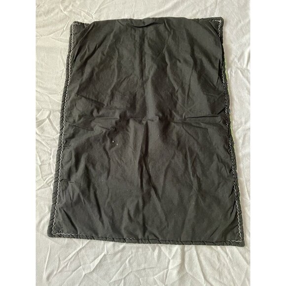 Snoopy Sports-Themed Baby Blanket - Green & Black Reversible - Cartoon Soccer Pr - Picture 4 of 12